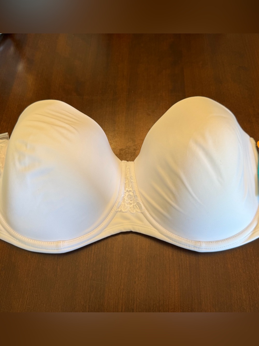 NWT anity Fair Beauty Back® Full Figure Strapless Underwire Bra SZ 44DD White